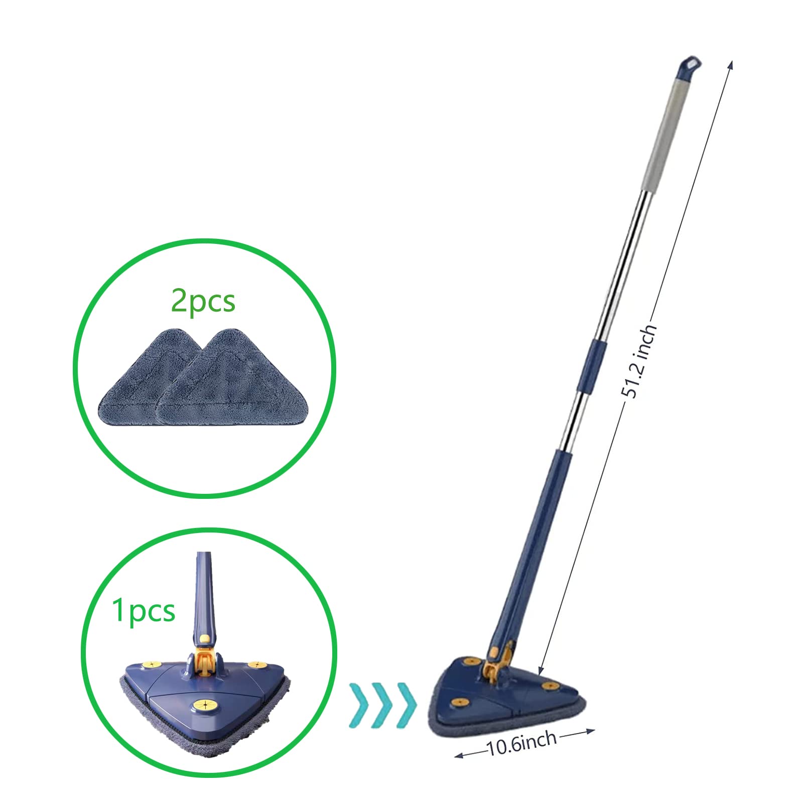 طی و ماپ تمیز کننده | TRIANGLE MOP — تصویر ۴